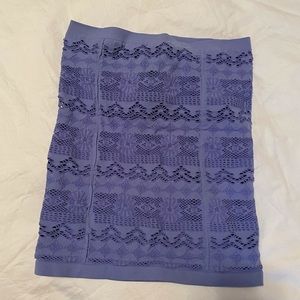 Periwinkle Patterned Tube Top